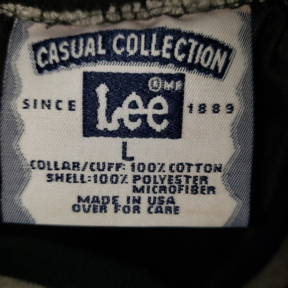 VINTAGE LEE CASUAL COLLECTION AUTO TRADER MEN'S LONG SLEEVE SHIRT SIZE L… - Picture 5 of 7
